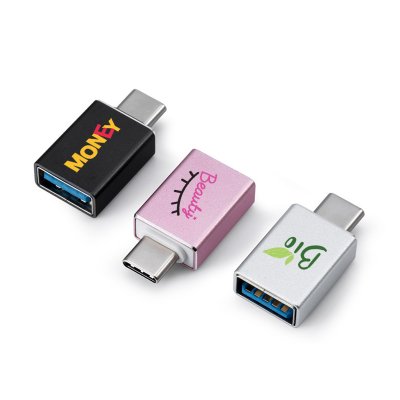 KOVOVÁ REDUKCIA Z USB-A NA USB-C (Type-C), DÁTOVÁ + NAPÁJACIA