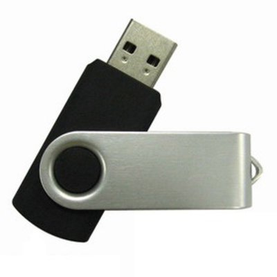 USB flash disk 2.0 TWISTER, 32 GB, čierna farba (UDM001)